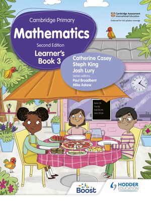 cover image of Cambridge Primary Mathematics Learner's Book 3